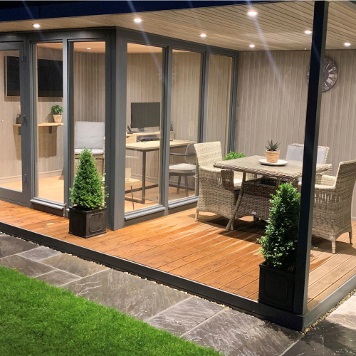 modern garden building