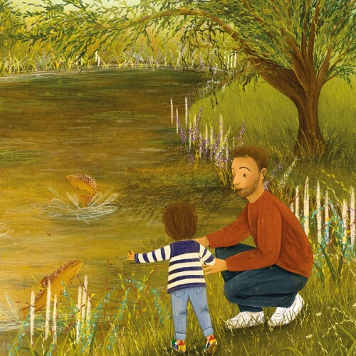 Charlie & Dad from Any Trout About book
