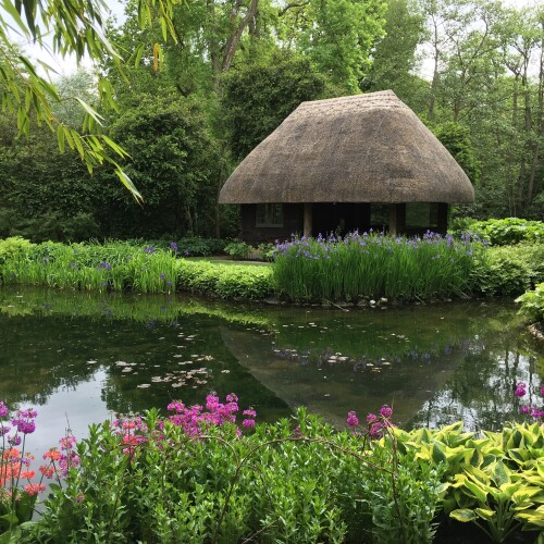 Summerhouse at Longstock Park Water Garden